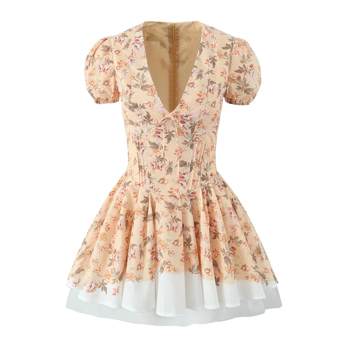 U shape Neck Sleeveless Dress Summer Elegant Party Bohemia Cotton Floral Printed Strap Women Dresses Vintage Ladies Vestidos