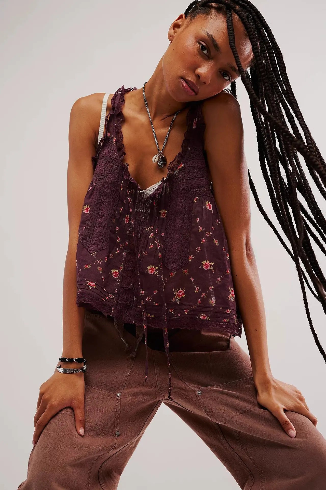 Light Cotton Splicing lace Blouses Shirts Women Sleeveless Tank Tops  Summer Boho Beach Wear  Loose Casual Ladies Blusas Camis