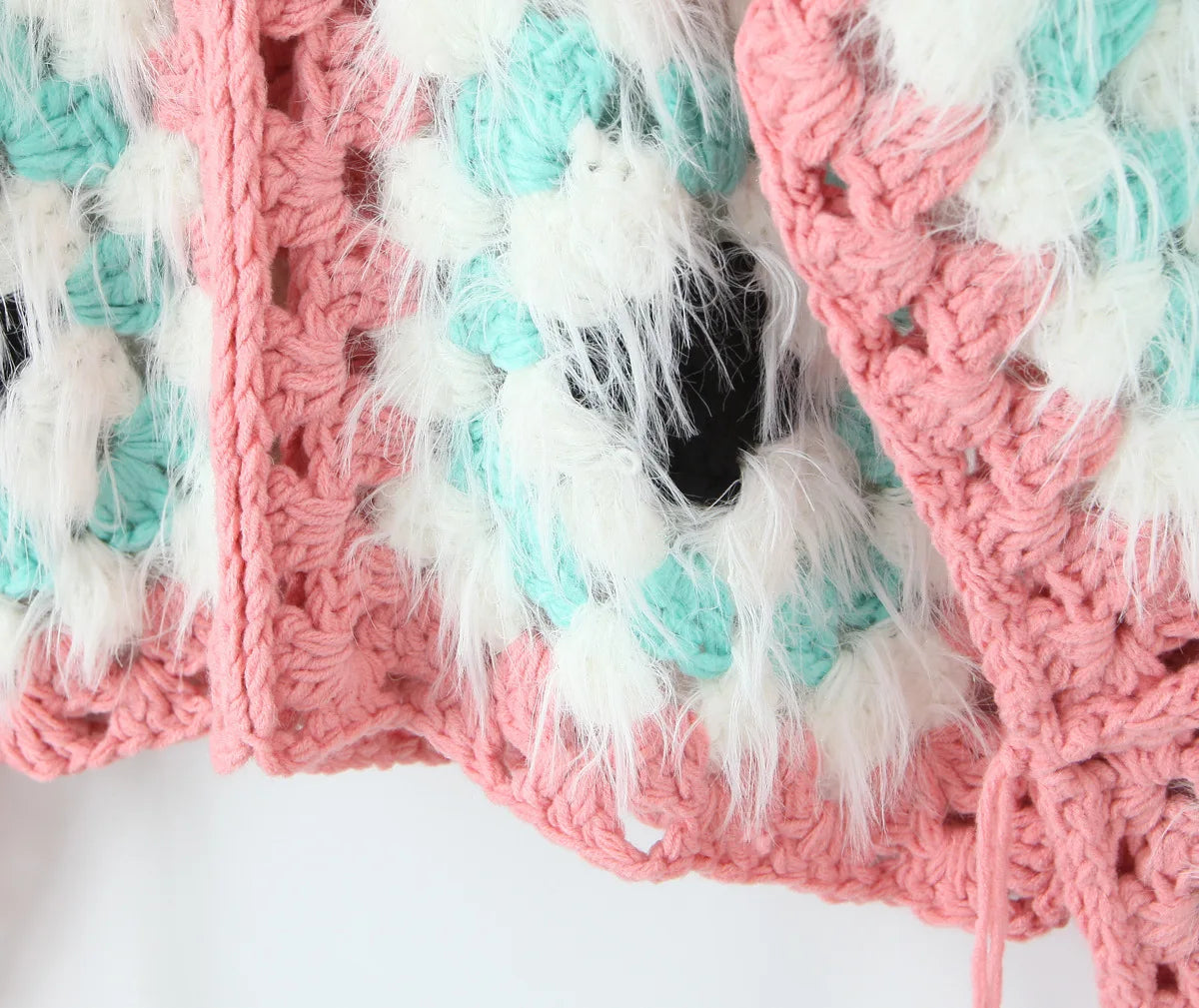 Lazy Handmade Crochet Hollow Out Cardigan Sweaters Women Long Sleeve Jumpers Loose Oversize Autumn Warm Sweater Boho Beach Coats