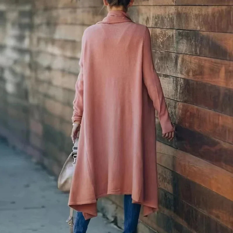 Women Knitwear Sweater Turn-Down Collar Autumn Winter Coats Boho loose Long Sweaters Female Casual Holiday Oversized Cardigans